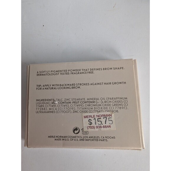 Merle Norman Natural Brow Powder...Shade is BROWN.....NEW - Picture 3 of 3